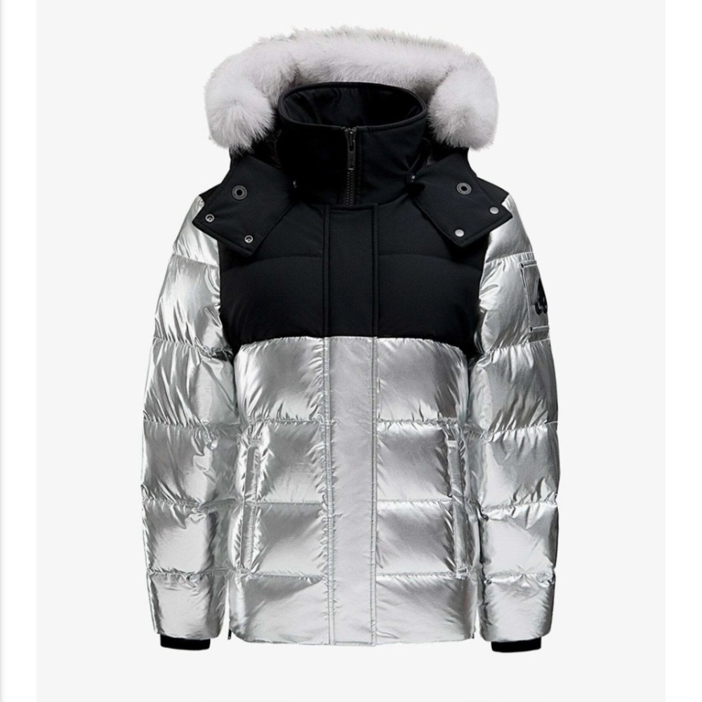 Moose Knuckles 3 Q Silver Women’s Coat